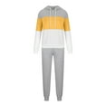 thumbnail image 4 of cllios Sweatsuits for Women Set 2 Piece Color Block Long Sleeve Hoodies Sweatshirt and Sweatpants Casual Lightweight Slim Jogger Tracksuit Outfit, 4 of 6