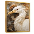 thumbnail image 2 of Designart "Contemporary Taupe Heron Depiction" Animals Heron Floater Framed Canvas Prints, 2 of 5