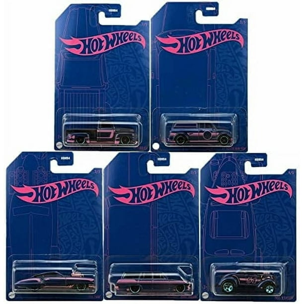 Juego Completo de 5 Vehículos Hot Wheels Fundidos a Presión