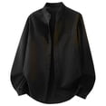 thumbnail image 2 of Ceisia Men's Oversize Gradient Stand-Collar Long-Sleeve Shirt Jacket for All-Season Casual Gift, 2 of 9