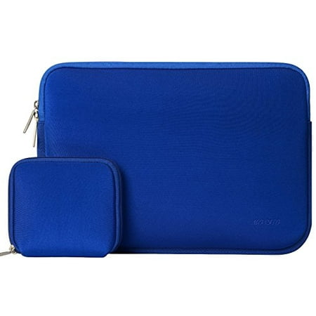 Mosiso Water Repellent Lycra Sleeve Bag Cover for 11-11.6 Inch MacBook Air, Ultrabook Netbook Tablet with Small Case, Royal Blue
