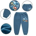 thumbnail image 7 of Esaierr 1-10 Years Boys Fleece Lined Sweatpants for Kids Toddler,Solid Color Cartoon Trousers Bottoms Fashion Soft Jogger Sweat Pants,Fleece Lined Sweatpants, 7 of 7
