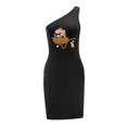 thumbnail image 4 of Vestido con hombros descubiertos para mujer, ropa de calle, vestido tipo jersey para fiesta de desplazamientos S, 4 of 7