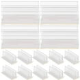 thumbnail image 1 of 100pcs Sneeze Guard Holders Self Adhesive Sign Stands Panel Holders Tabletop Card Holder Clips, 1 of 9