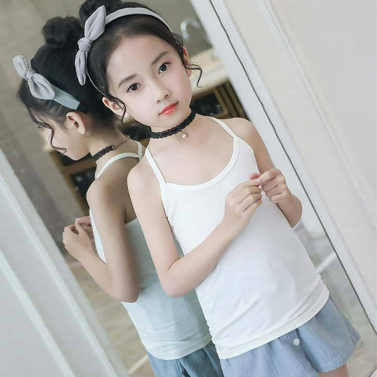 Qudderr 3-9 Years Girls Camisole Cotton Tanks Tops for