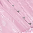 thumbnail image 5 of Grebrafan Bustier Corset Renaissance pour Femmes Rose 5TG, 5 of 5