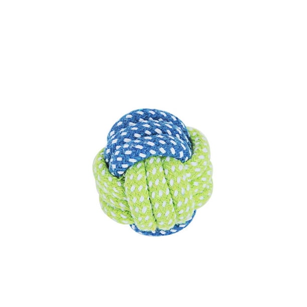 Juguete Para Perros, Accesorios Para Perros, Cuerda De Algodón, Cuerda Molar, Bola De Color, Anillo Único Para Mascotas, Masticar Para Perros, Limpieza De Dientes, Entrenamiento Al Aire Libre, Eigraketly PT001185-00