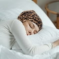 thumbnail image 3 of HEMOTON Satin Lined Hats Sleeping Silk Hair Bonnet Miss Women's Leopard, 3 of 8