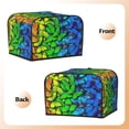 thumbnail image 3 of Balery Multicolored Butterflies Pattern Oven Cover Kitchen Bread Machine Protector, 4 Slice Toaster Cover for Home, Anti Dust Fingerprint Coaster Cover, 3 of 7