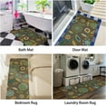 thumbnail image 5 of Boho Kitchen Mat Set of 2,Maples Kitchen Rugs and Mats Non Skid Washable,Bohemia Farmhouse Runner Rugs with Rubber Backing for Kitchen Decor Accessories (17"x47"+17"x30"), 5 of 6