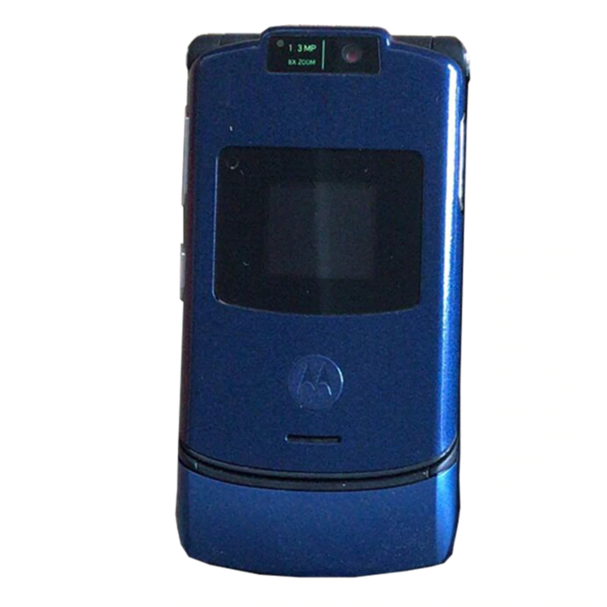 Motorola RAZR V3xx Unlocked 3G Cell Phone Navy Blue (Certified