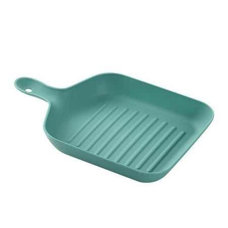 

Famure Rectangle Spit Bone Plates|Multi-purpose Snack Dish Made with PP Material|Food Serving Trays with Handle for Salad Spaghetti Snack Fruit Dessert