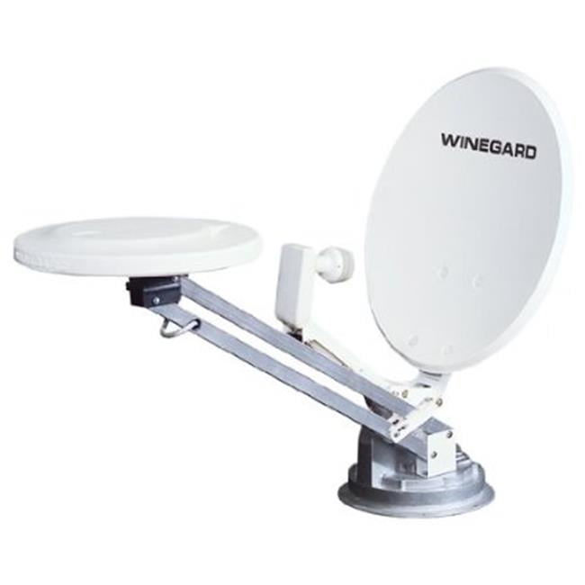 Winegard RMDM61 Satellite TV Antenna Crank Up White