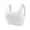 White, variant on Sports Bras for Women Gift for Mother High Support Push Up Sport Bra Workout Built In Bra Scoop Neck U Back Yoga Sports Bra
