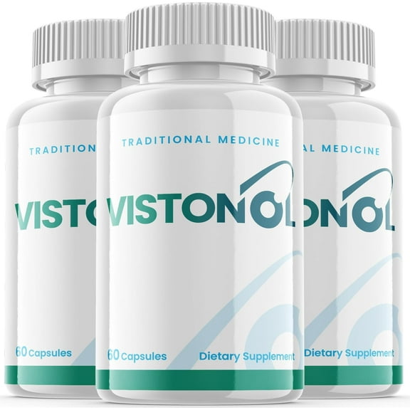 (3 Pack) Vistonol - Revolutionary Advanced Vision Matrix Formula - Supports Healthy Vision - Dietary Supplement for Eyes Sight - 180 Capsules