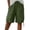 Green, variant on Women's Knee Length Wide Leg Shorts with Pockets, 2026 Summer High Waisted Casual Bermuda Shorts for Women, Elastic Drawstring Loose Fit Flow Pants for Beach Vacation Daily Outfits,Wine,L