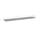 thumbnail image 4 of vidaXL Bookshelf Boards 4 pcs Concrete Grey 60x10x1.5 cm Engineered Wood, 4 of 4