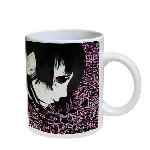 KuzmarK Coffee Cup Mug Pearl Iridescent White - Anime Fairy