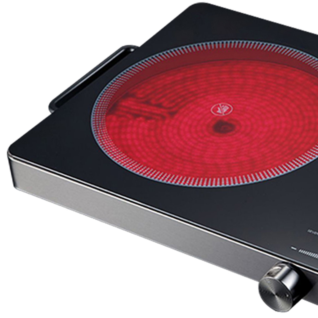 Niswox Electric stoves, Electric Stove Top Burner Portable with Touch Control 9 Power Level, Black