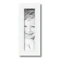 thumbnail image 2 of ArtToFrames 4" x 14" Contemporary White with Lip Picture Frame, 4x14 inch White Wood Poster Frame (WOM-2032), 2 of 7