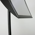 thumbnail image 3 of 8.5x11 inch Pedestal Curved Arc Menu Brochure Holder Magnetic Poster Frame Black Floor Standing Aluminum for Business Restaurant Cafe Hotel, 3 of 8