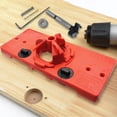 thumbnail image 1 of 26/35mm bisagra agujero abridor Jig guía de taladro localizador pasador Jig Kit para carpintería Hugtrwg Para estrenar, 1 of 8