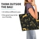 thumbnail image 2 of Balery Christmas Gold Deers1 Bolsa Tote Estilo Estético con Cremalleras, Bolsa de Hombro, Bolsa de Compras Grande y Plegable, 2 of 8