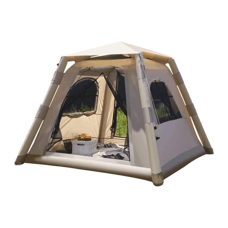 Luxury Fully Automatic Inflatable Tent Quick Opening Outdoor Camping Tent Folding Portable Sun protection Rainproof Picnic Tent