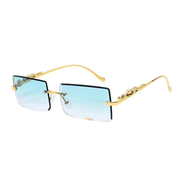 Gafas de sol FLAWLESS EYEWEAR Flawless Rimless Vintage Green 57mm