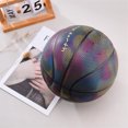 thumbnail image 3 of Color 7 Baloncesto Reflectante Resistente Al Desgaste de Pu para Adultos Pelota Creativa Baloncesto Deportivo Luminoso de Pu ANGGREK  Otros, 3 of 8