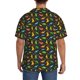 thumbnail image 3 of Fotbe Cartoon Dino Camisa Estampada de Manga Corta para Hombre, Casual de Verano, Estilo Playero, Sin Arrugas-Large, 3 of 5