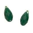 thumbnail image 2 of Crystal, #6010 Briolette Pendants 11x5.5mm, 2 Pieces, Palace Green Opal, 2 of 2