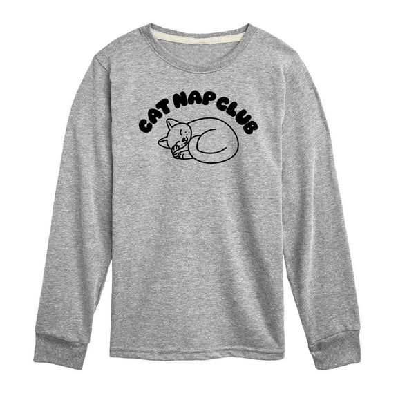 Cat Nap Club - Toddler And Youth Long Sleeve Graphic T-Shirt