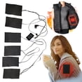 thumbnail image 3 of Electric Heating Pad USB DIY Clothing Application Safe Warming Winter Electric Pads Outdoor Indoor Winter Warmer Gear Vest Coat, 3 of 9