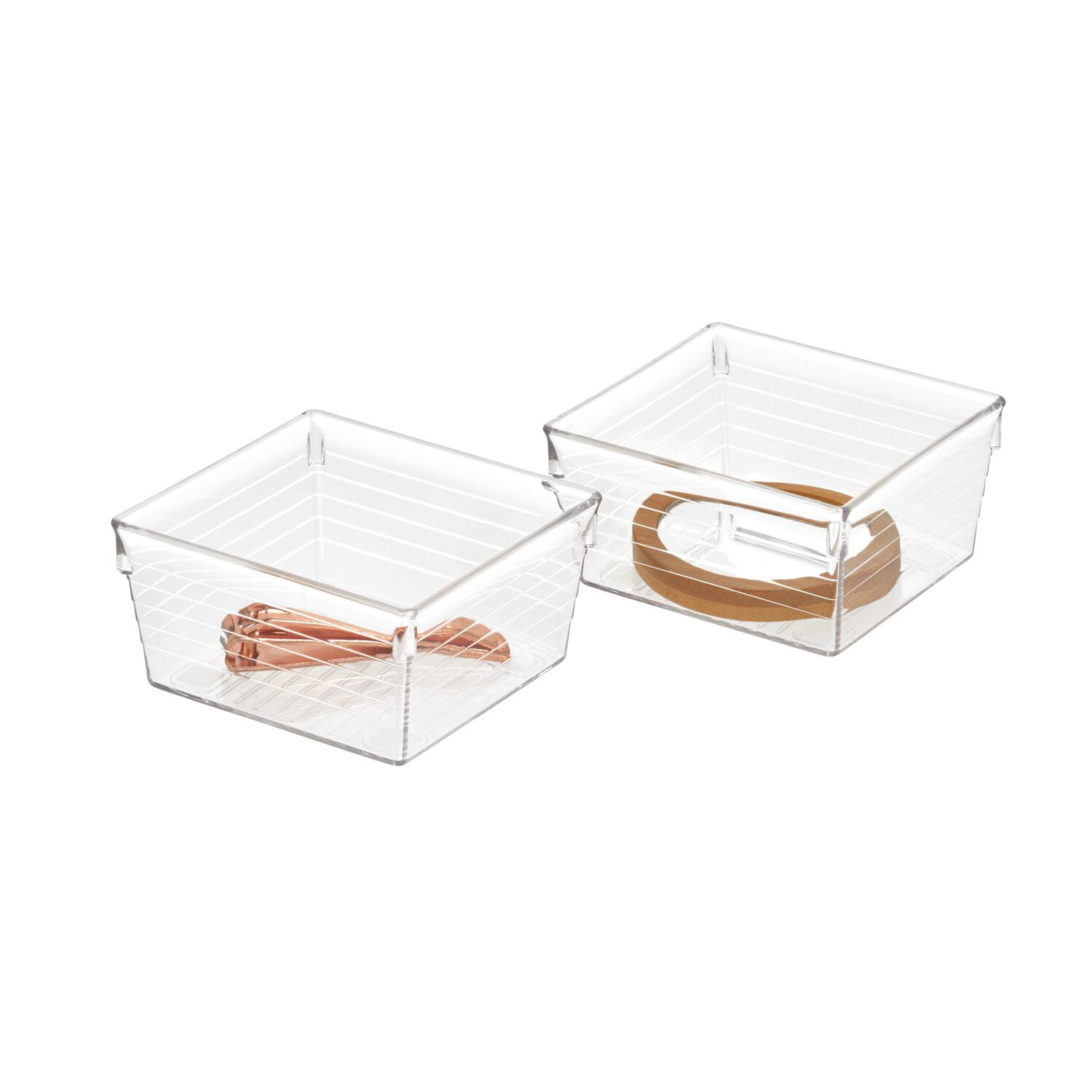 Idesign Drawer Organiser Box Extra Small Drawer Insert Made Of Durable Plastic M 