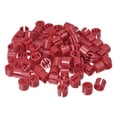 thumbnail image 1 of Marcadores de ropa Uxcell de 150 piezas, etiquetas en blanco, adecuadas para varillas de 3.5 mm, etiqueta de color para perchas de ropa, roja, 1 of 7