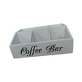 thumbnail image 3 of pitrice Farmhouse Coffee Condiment Organizer For Cups Featuring Sturdy Wood Construction For Long Term Coffee Station Organizer Single Layer, 3 of 6