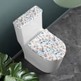 thumbnail image 3 of HELLHERO Butterfly Flowers Stylish Lid Cover Set for Toilet Soft Adjustable for Household, 3 of 8