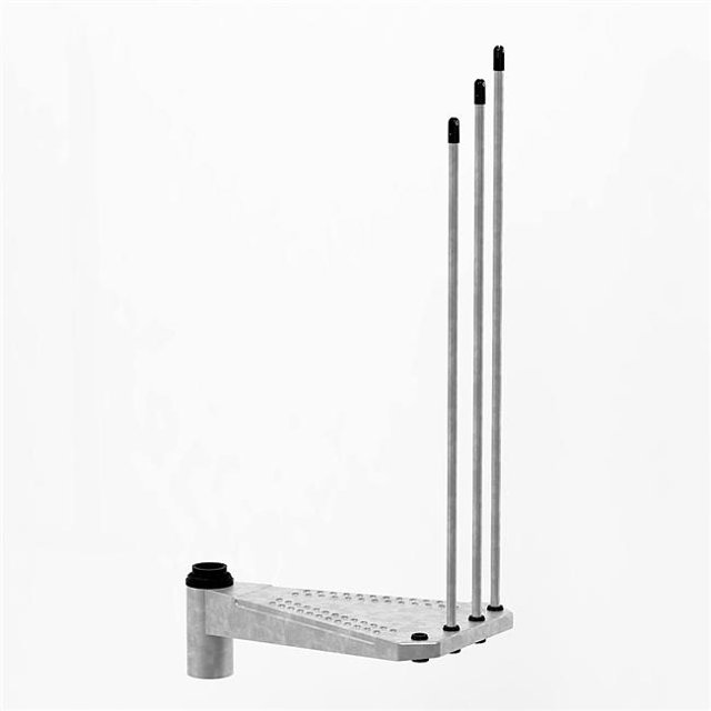 Arke K05006 63 in. Enduro Additional Riser, Galvanized