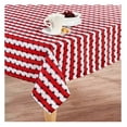 thumbnail image 4 of Patriotic Stars and Stripes Tablecloth Red White Blue Fabric Beatrice (52 x 52 Square), 4 of 7