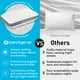 thumbnail image 4 of Bedgear Storm Performance Pillow - 1.0 - Almohada de cama refrescante para personas que duermen calientes - Almohada de firmeza media para todas las posiciones de sueño Funda lavable y extraíble - 20, 4 of 9
