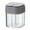 Gray, variant on YOTQUSKI Sugar Jar with Spoon, Compartment Seasoning Jar, Four-Grid Clearly Classified Container, Suitable for Dining Table, Kitchen, Restaurant