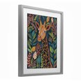 thumbnail image 2 of Stupell Industries Eclectic Exotic Leaf Pattern Giraffe Gray Framed Print Under Glass, 17 x 21, by Lisa R Dumm, 2 of 8