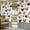 White, variant on Outdoor Curtains for Patio Waterproof, Farmhouse Rooster Outdoor Privacy Panels Grommet, Country Watercolor Flowers Black Plaid Blackout Outside Curtains for Porch/Cabana 54"x108", 2 Panels