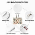 thumbnail image 6 of Handbag File Bag 15×10.6in Large Capacity Double Pocket Designed For Work Travel Travel Shopping Independence Day Theme Elements Star (4), 6 of 8