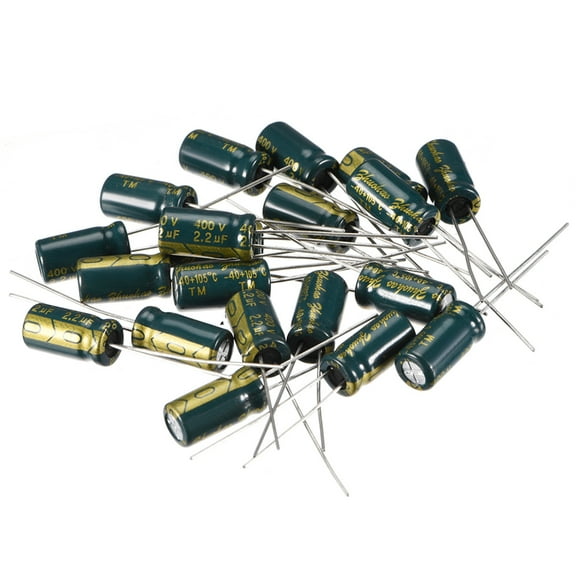 Aluminum Radial Electrolytic Capacitor Low ESR 2.2uF 400V 6.3x12mm 20pcs