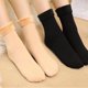 thumbnail image 3 of Calcetines Térmicos De Terciopelo Grueso De Invierno Para Mujer/Suaves Casuales De Color Sólido/Botas De Nieve Para El Hogar De Cachemira De Lana Calcetín De Pisopangjing, 3 of 4