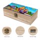 thumbnail image 3 of Go, Dog. Go! Caja Organizadora de Madera Rústica - Caja Decorativa Multifuncional para Escritorio, Hogar, Oficina, Joyas y Manualidades, 3 of 6