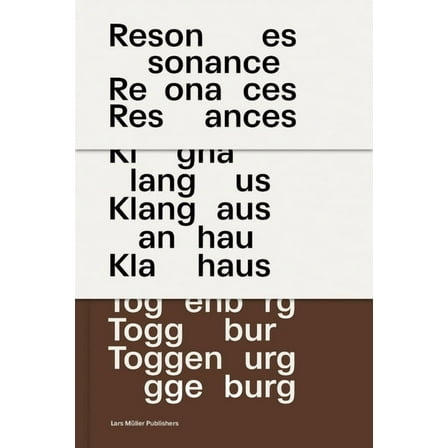 Resonances: Klanghaus Toggenburg, (Hardcover)