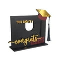 thumbnail image 3 of HLONK 2025 Graduation Season Decoration Grad Party Decor Graduation Party Grad Party Table Wood Sign Holiday Decorations for Home Festival Decor, 3 of 6